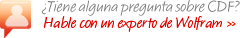 �Tiene alguna pregunta sobre CDF? Hable con un experto de Wolfram