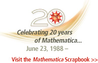 20���N���}����Mathematica | 1988�N6��23�� - | Mathematica�X�N���b�v�u�b�N��������������