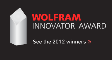 Wolfram Innovator Award&mdash;See the 2012 winners