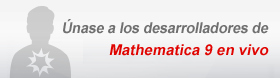 Asista al evento Desarrolladores de Mathematica 9 en Vivo
