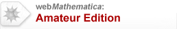 webMathematica Amateur