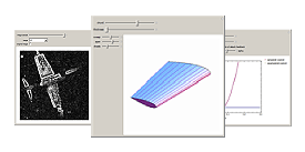 Interactive Aerospace Engineering and Defense Examples