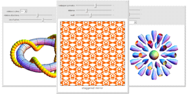 ゲームデザイン・特殊効果・ジェネレーティブアートのインタラクティブな例