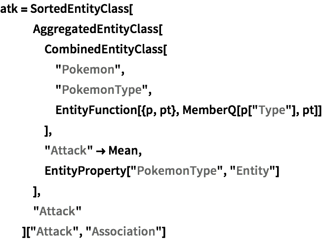 ポケモンをタイプごとに集約する Wolfram言語 12の新機能