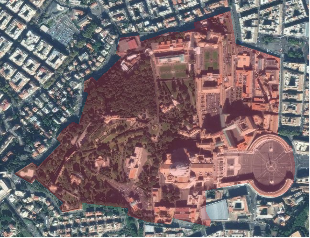 バチカン Vatican 市国の地図 Wolfram言語 12の新機能 バチカン Vatican 市国の地図 Wolfram言語 12の新機能
