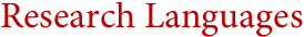 Research Languages Research Languages