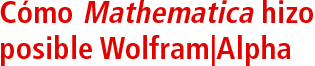 Cómo Mathematica hizo posible Wolfram|Alpha