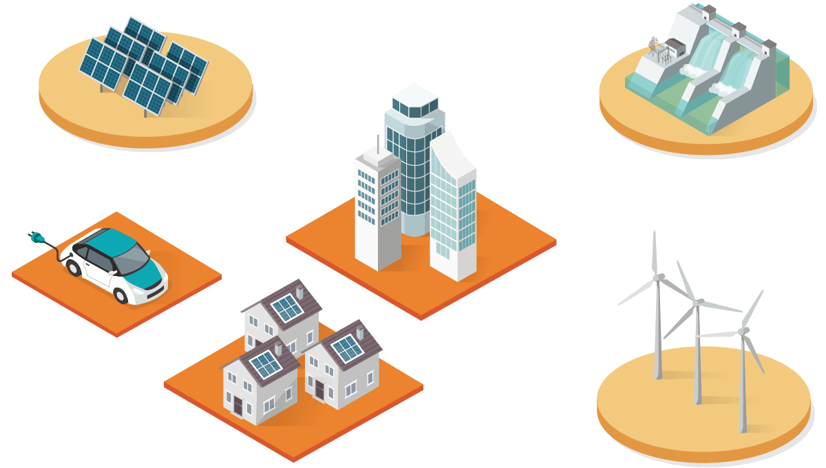image of sustainable energy infrastructure