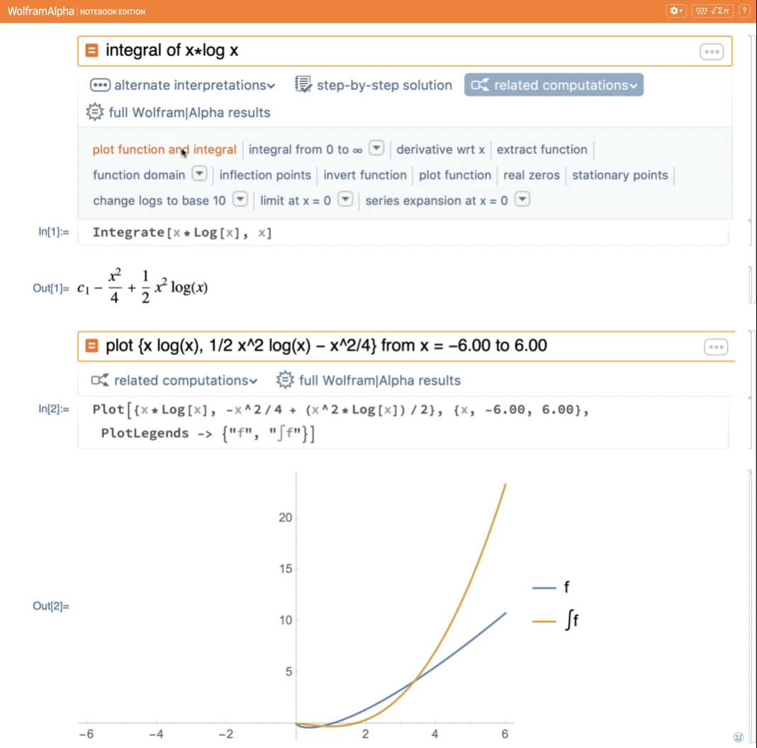 Wolfram alpha mathematica online